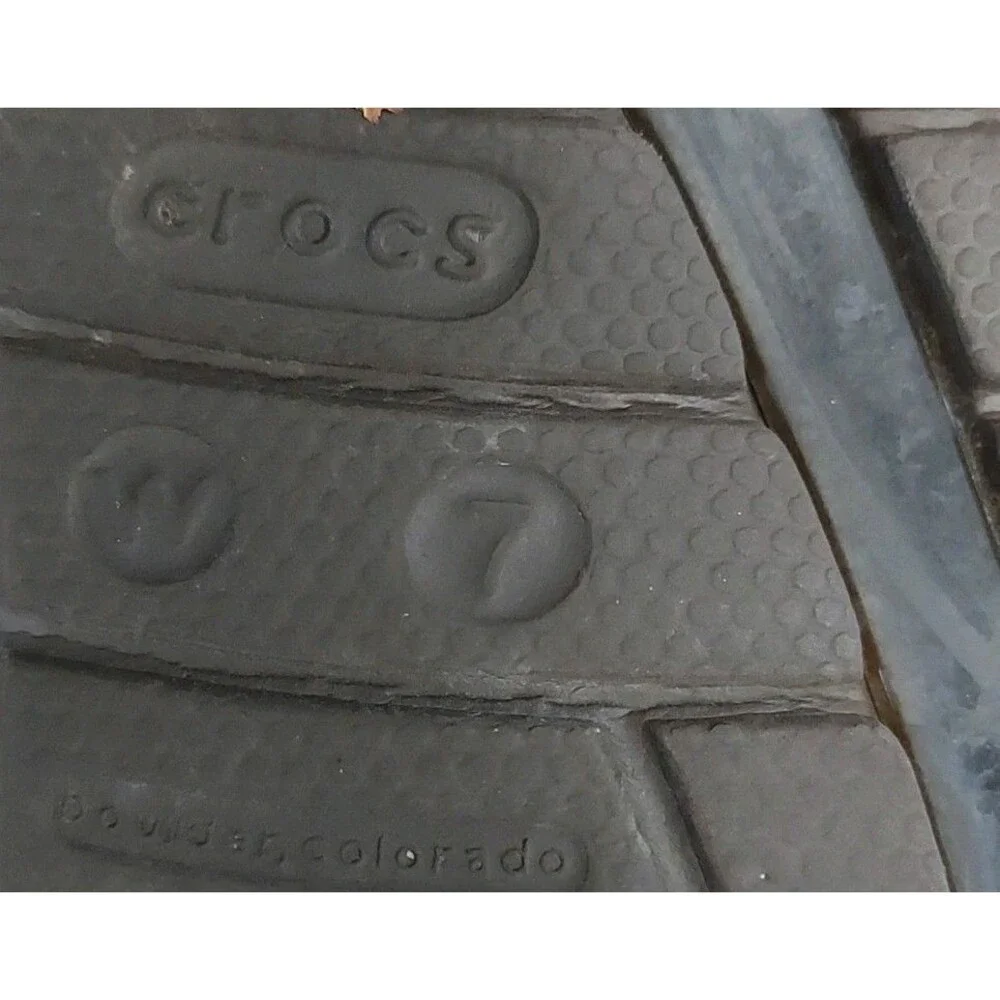 Crocs Isabella Gladiator Black Slip On Casual Comfort Strappy Women's Size 7
